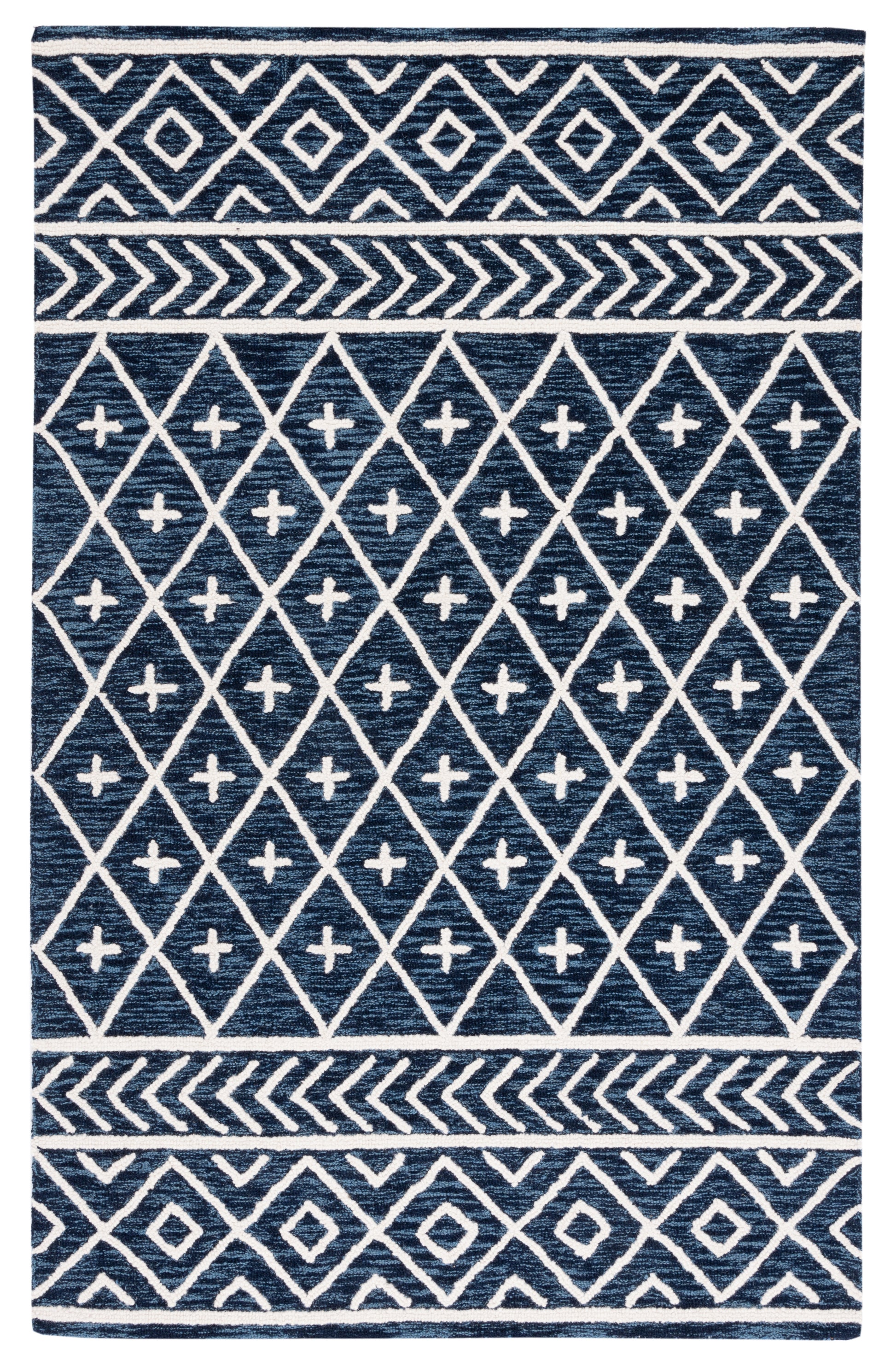 Safavieh Metro Met460N Navy/Ivory Area Rug