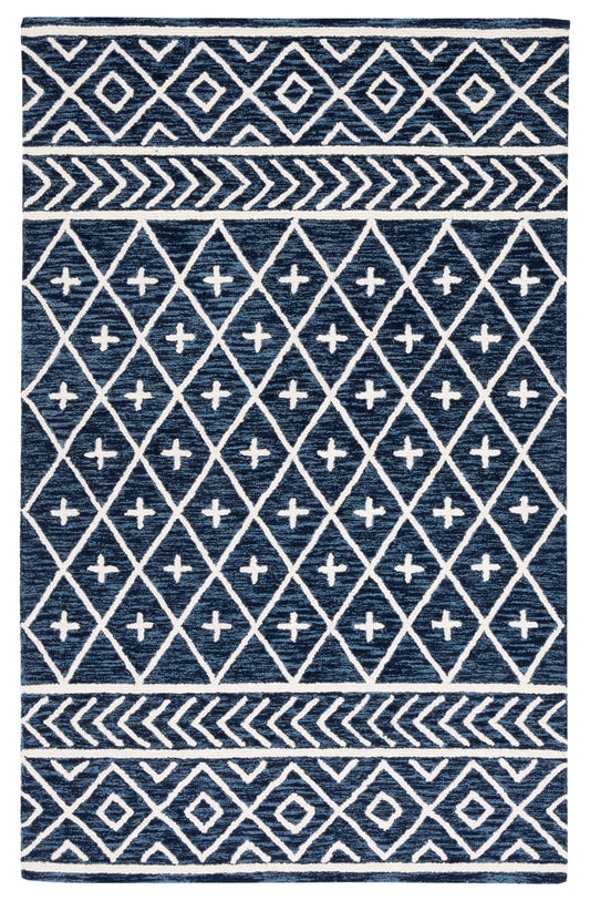 Safavieh Metro Met460N Navy/Ivory Area Rug