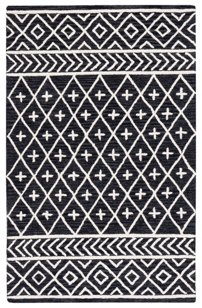 Safavieh Metro Met460Z Black/Ivory Area Rug