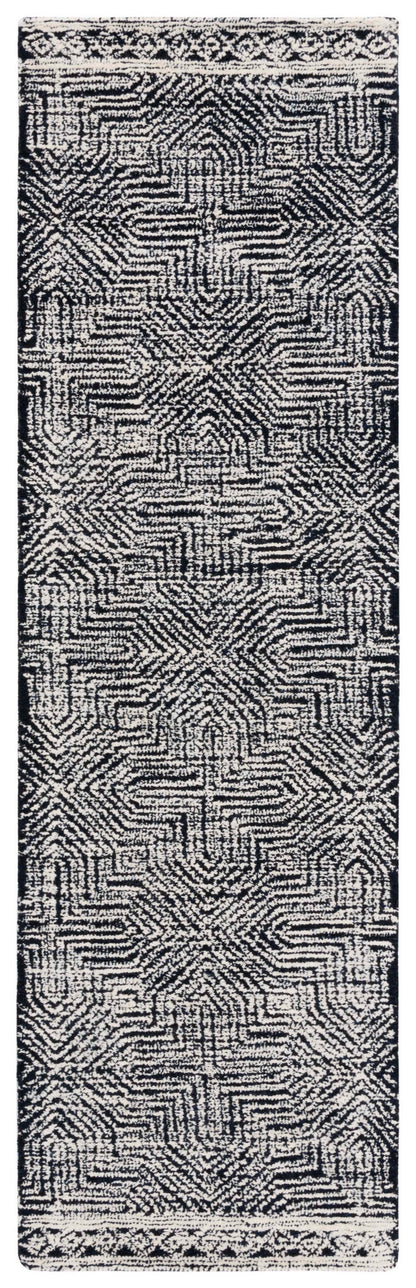 Safavieh Metro Met480Z Black/Ivory Area Rug