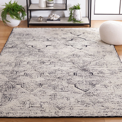 Safavieh Metro Met480Z Black/Ivory Area Rug