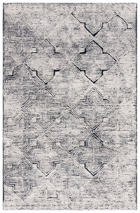 Safavieh Metro Met480Z Black/Ivory Area Rug