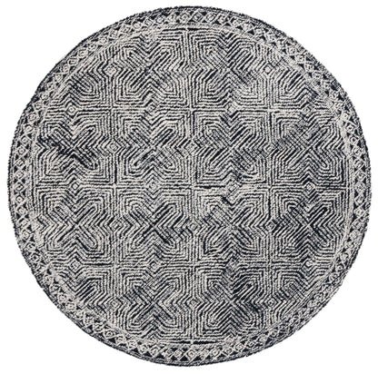 Safavieh Metro Met480Z Black/Ivory Area Rug