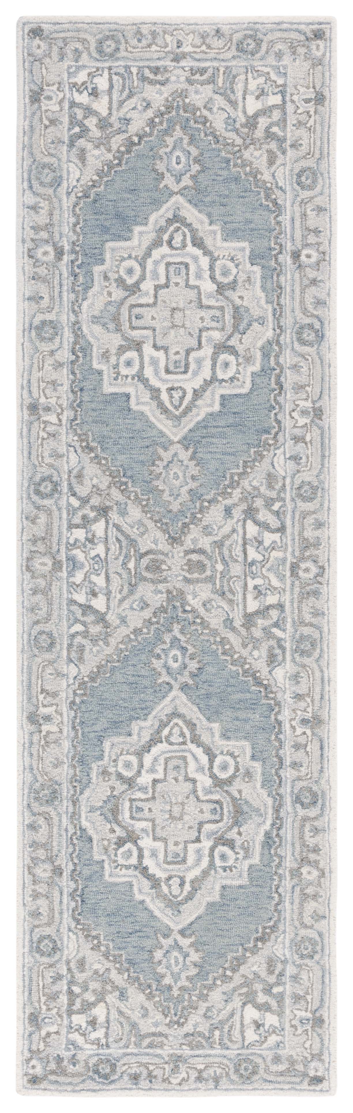 Safavieh Metro Met615K Light Blue/Ivory Area Rug