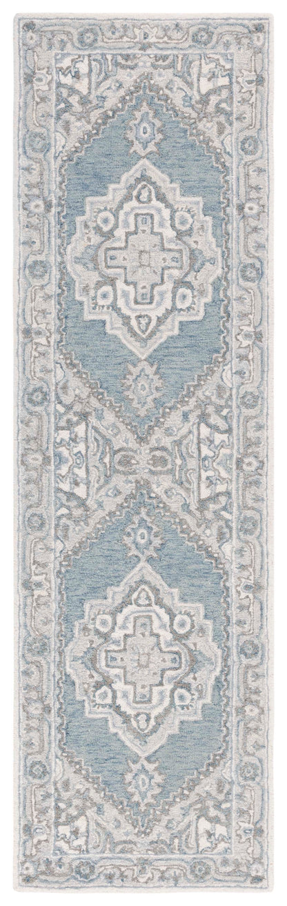 Safavieh Metro Met615K Light Blue/Ivory Area Rug