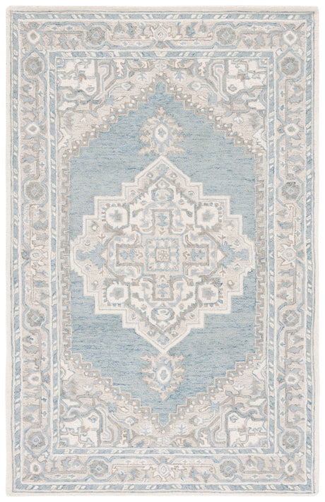 Safavieh Metro Met615K Light Blue/Ivory Rug.