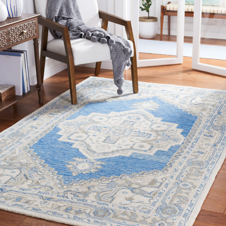 Safavieh Metro Met615N Navy/Ivory Rug.