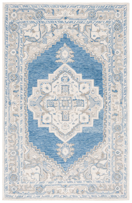 Safavieh Metro Met615N Navy/Ivory Rug.