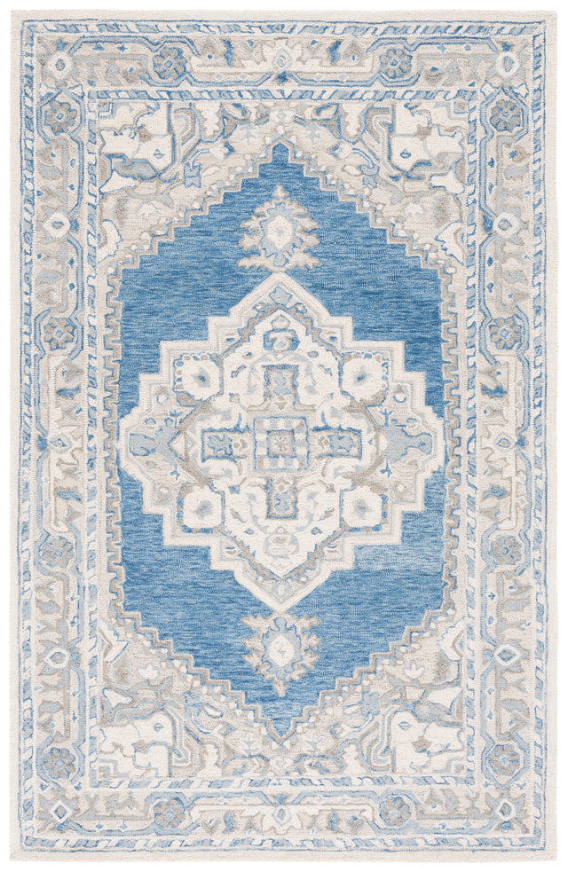 Safavieh Metro Met615N Navy/Ivory Rug.