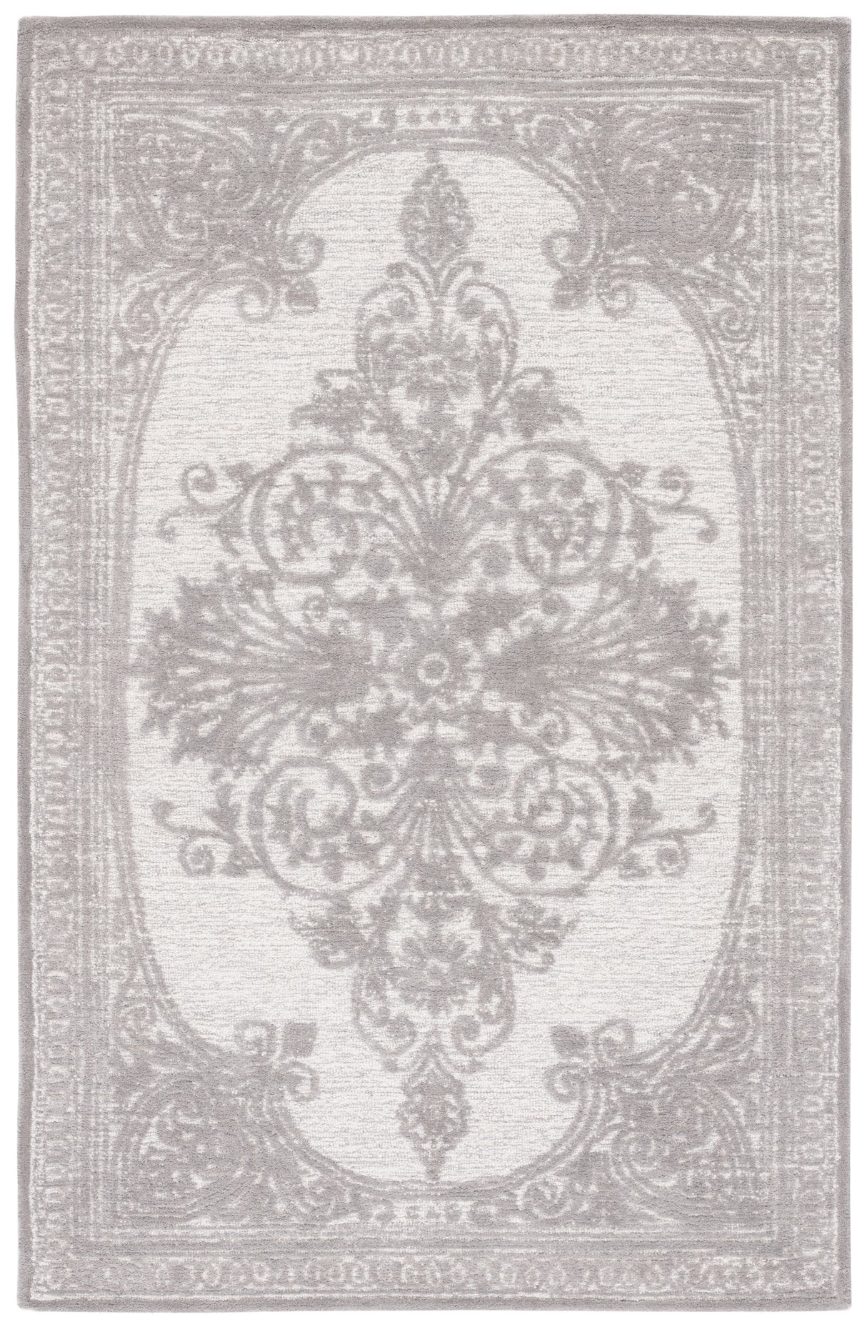 Safavieh Metro Met616G Dark Grey/Ivory Rug.