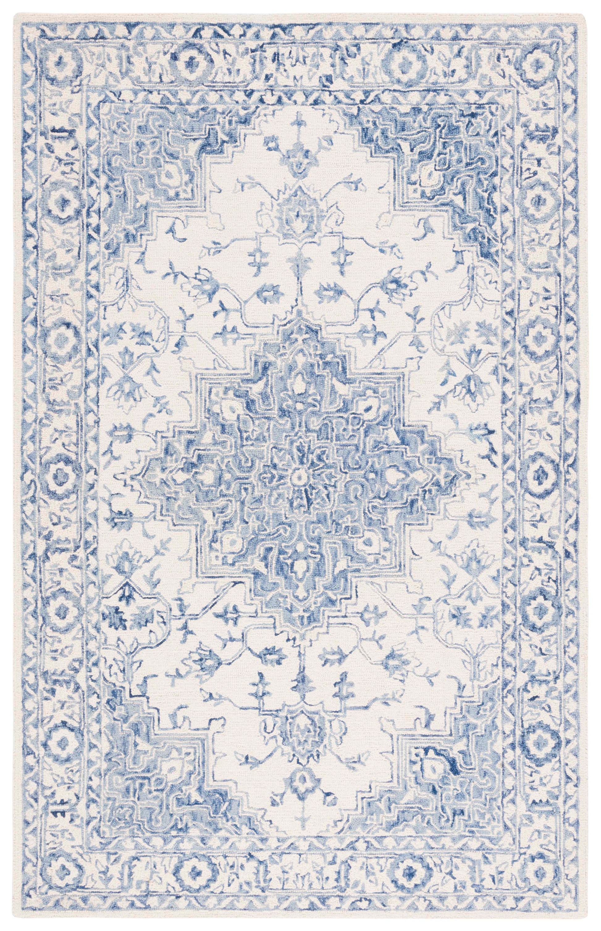 Safavieh Metro Met874M Blue/Ivory Area Rug