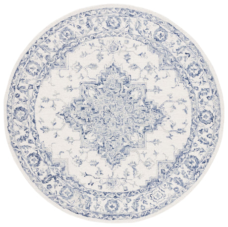 Safavieh Metro Met874M Blue/Ivory Rug.