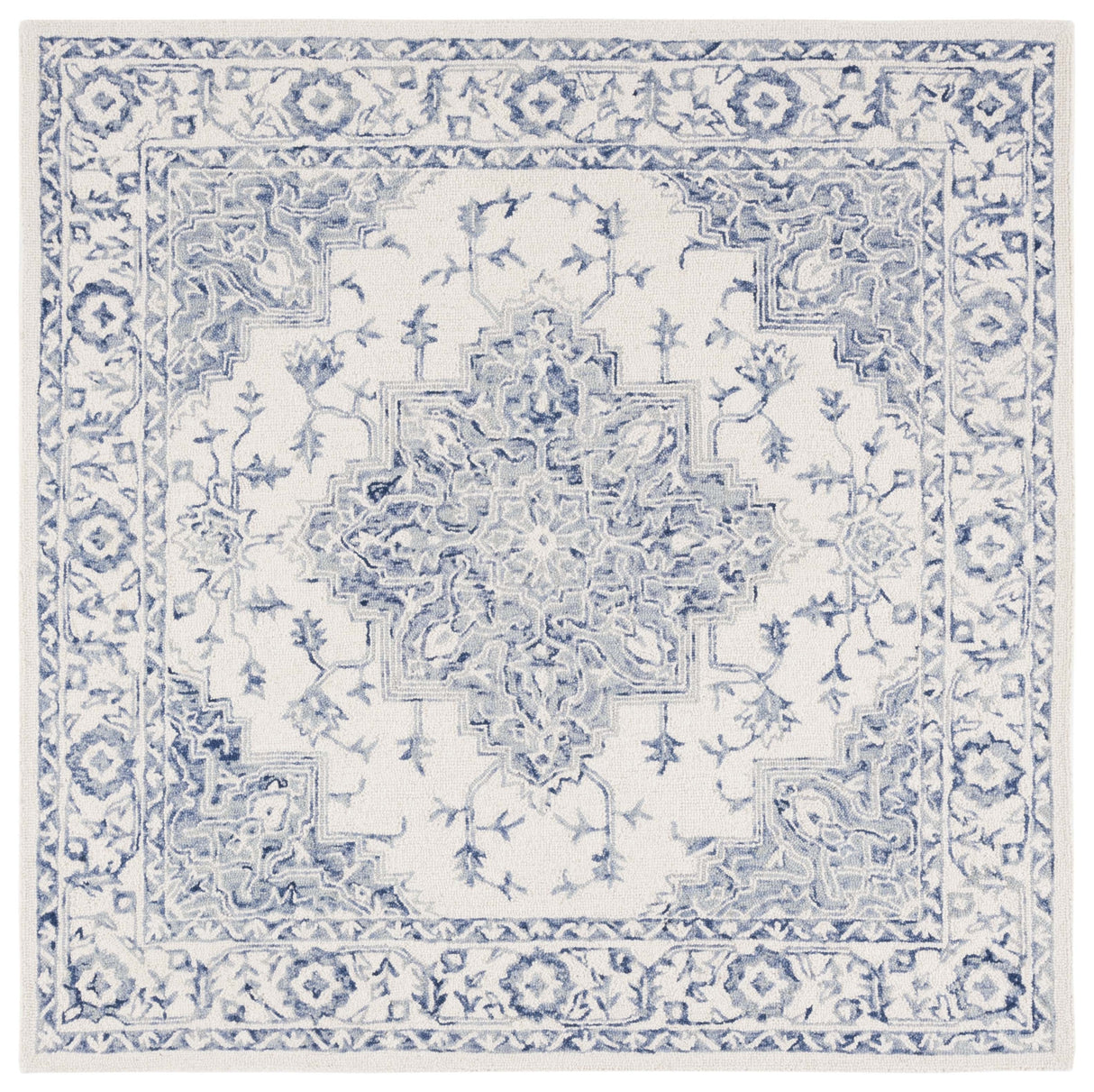 Safavieh Metro Met874M Blue/Ivory Rug.