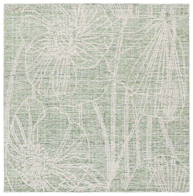 Safavieh Metro Met875Y Green/Ivory Rug.