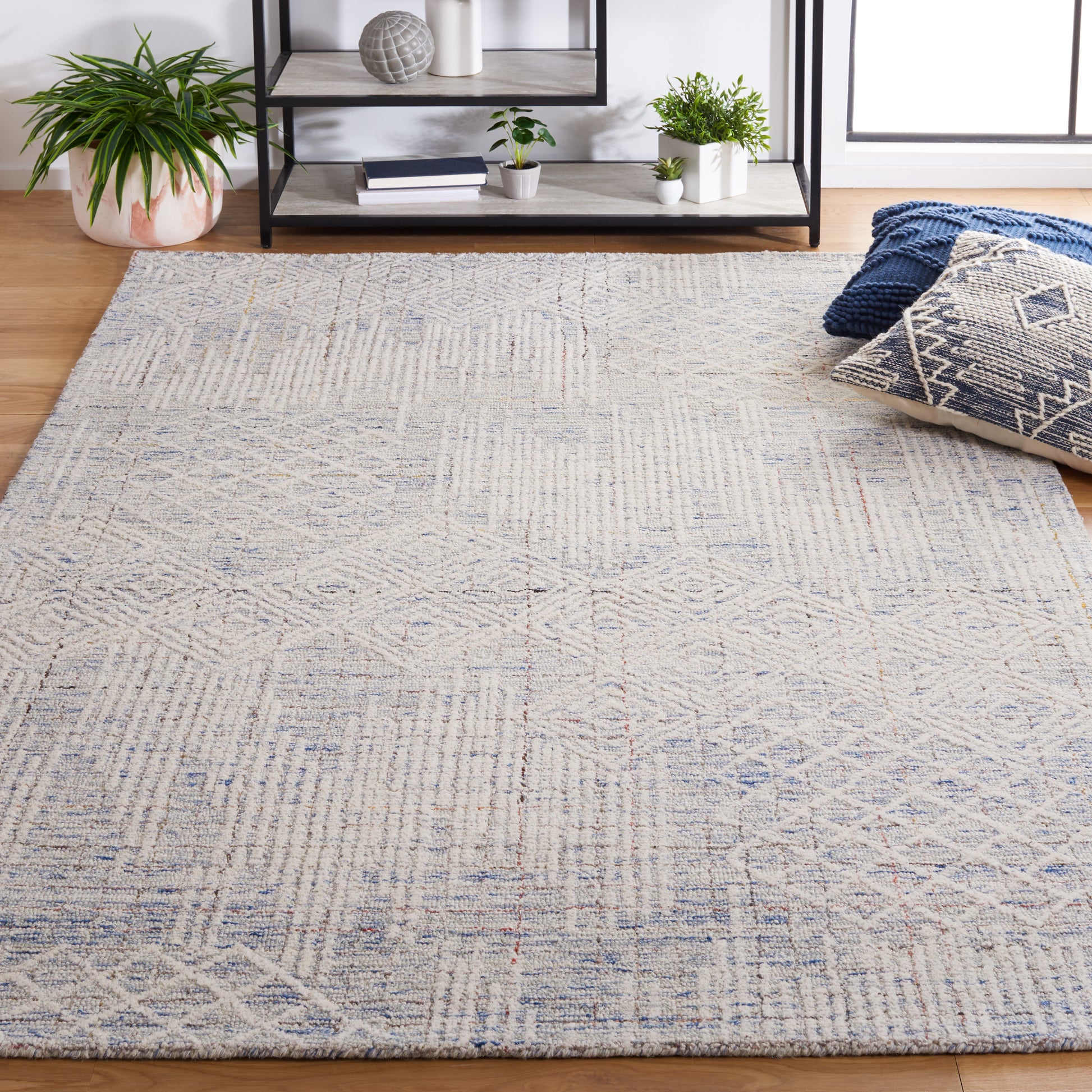 Safavieh Metro Met876M Blue/Ivory Area Rug