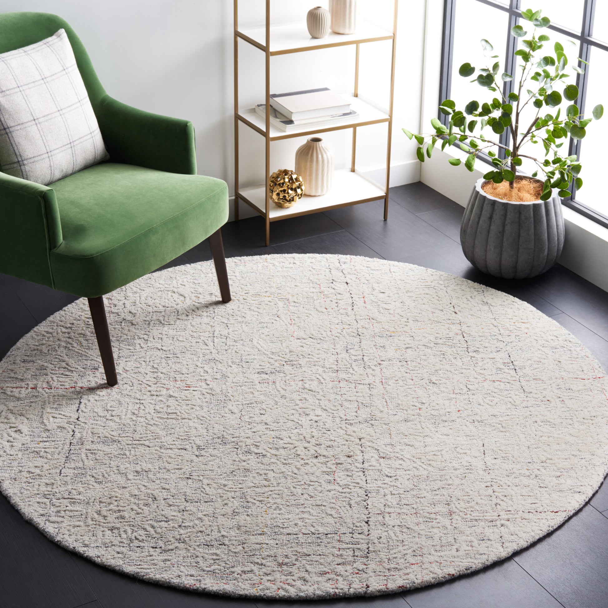 Safavieh Metro Met879F Grey/Ivory Area Rug