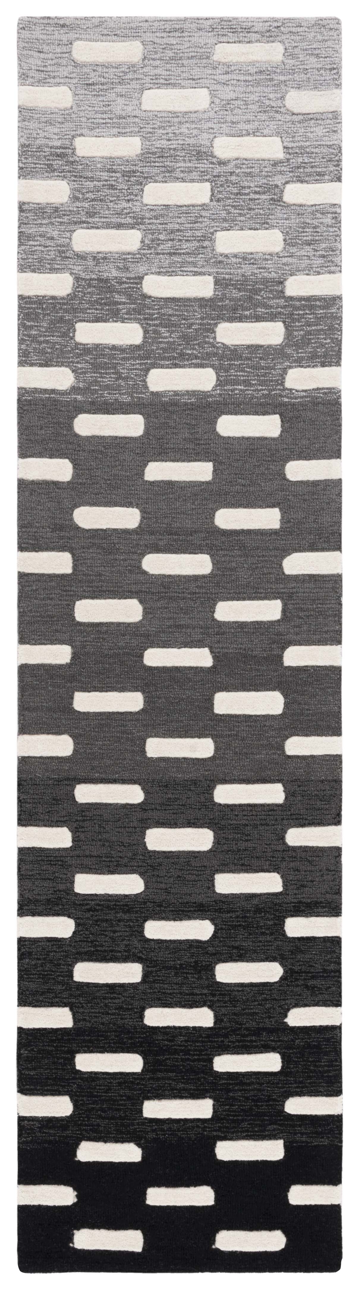 Safavieh Metro Met882Z Black/Ivory Area Rug