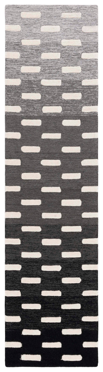 Safavieh Metro Met882Z Black/Ivory Area Rug