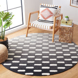 Safavieh Metro Met882Z Black/Ivory Rug.