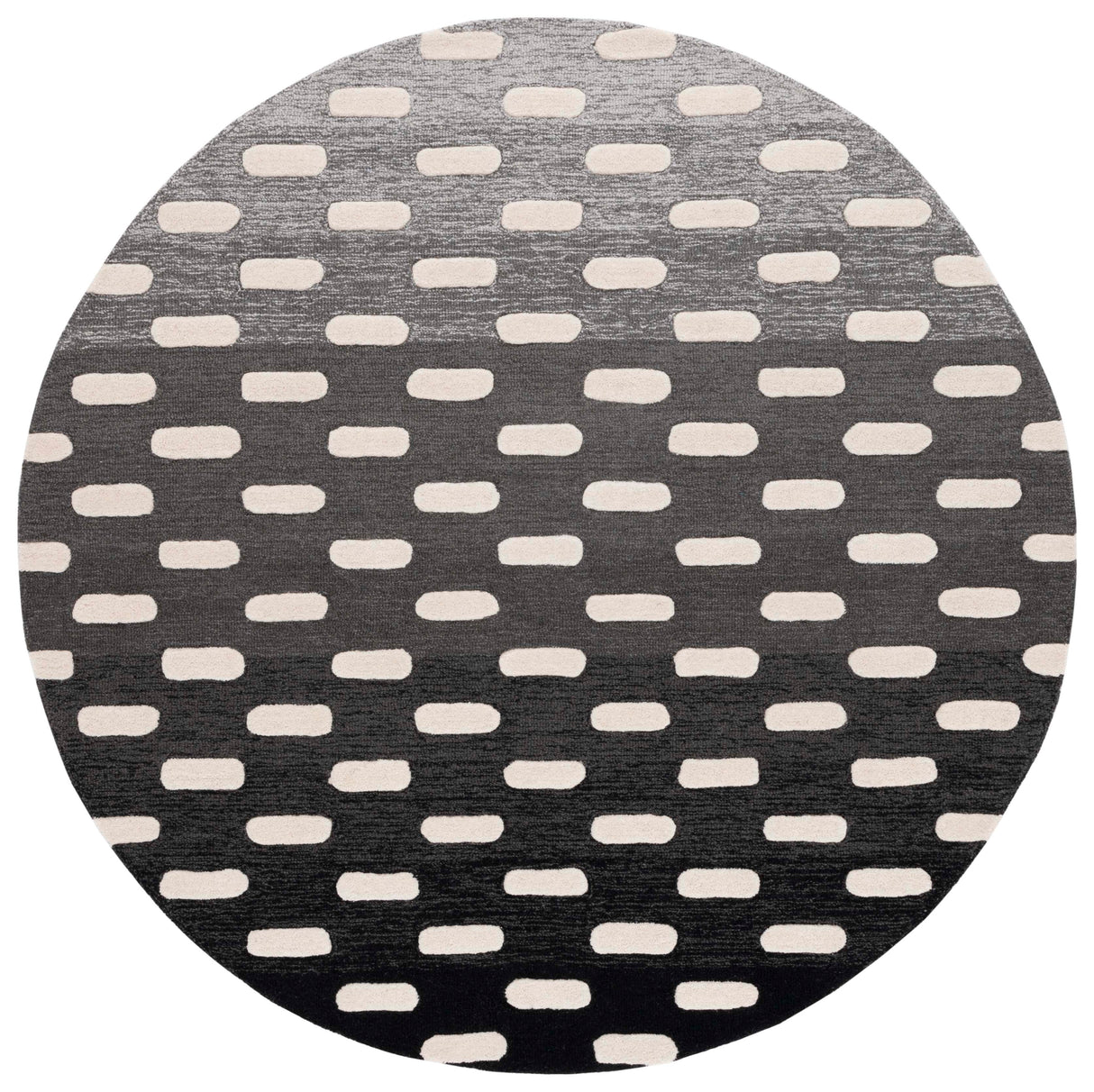 Safavieh Metro Met882Z Black/Ivory Rug.