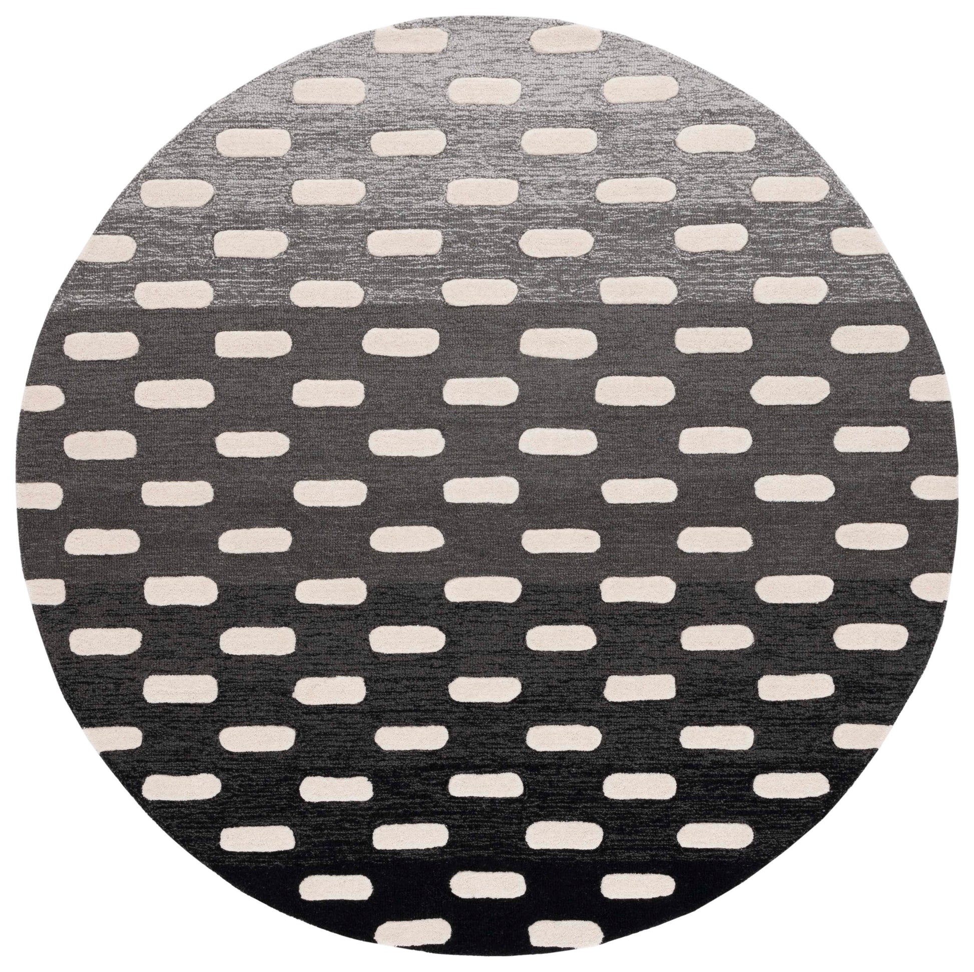 Safavieh Metro Met882Z Black/Ivory Area Rug