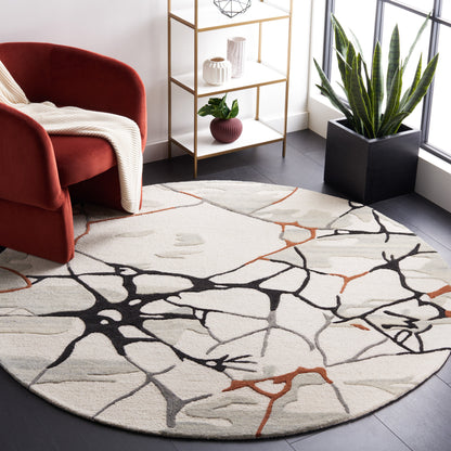 Safavieh Metro Met884F Ivory/Grey Area Rug