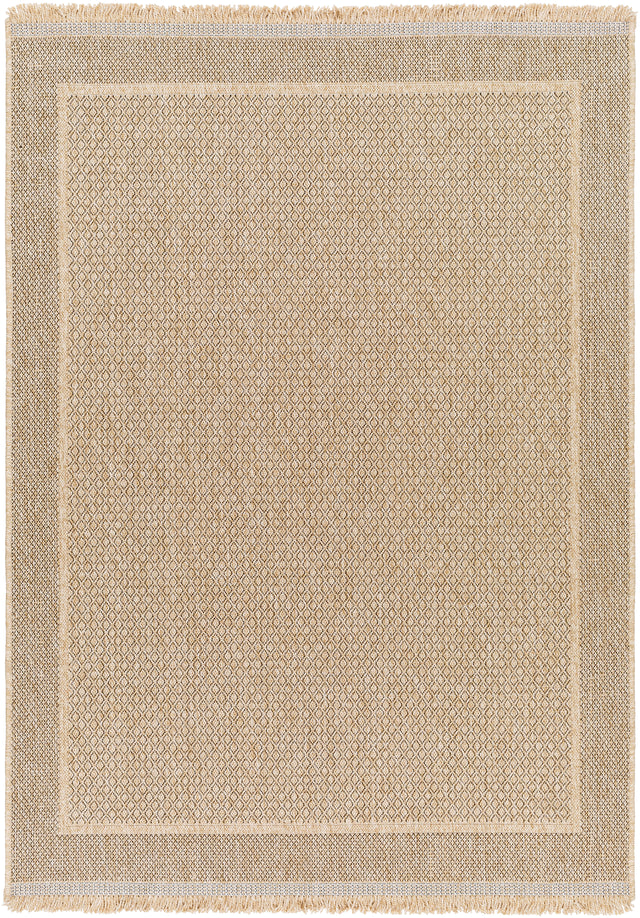 Surya Mirage Mge-2300 Tan, Black Rug.