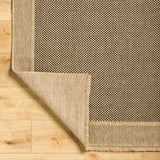 Surya Mirage Mge-2303 Tan, Black Rug.