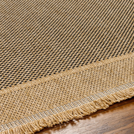 Surya Mirage Mge-2303 Tan, Black Rug.