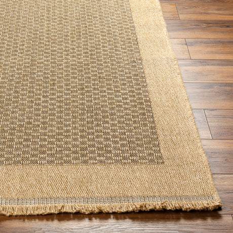 Surya Mirage Mge-2304 Tan, Black Rug.