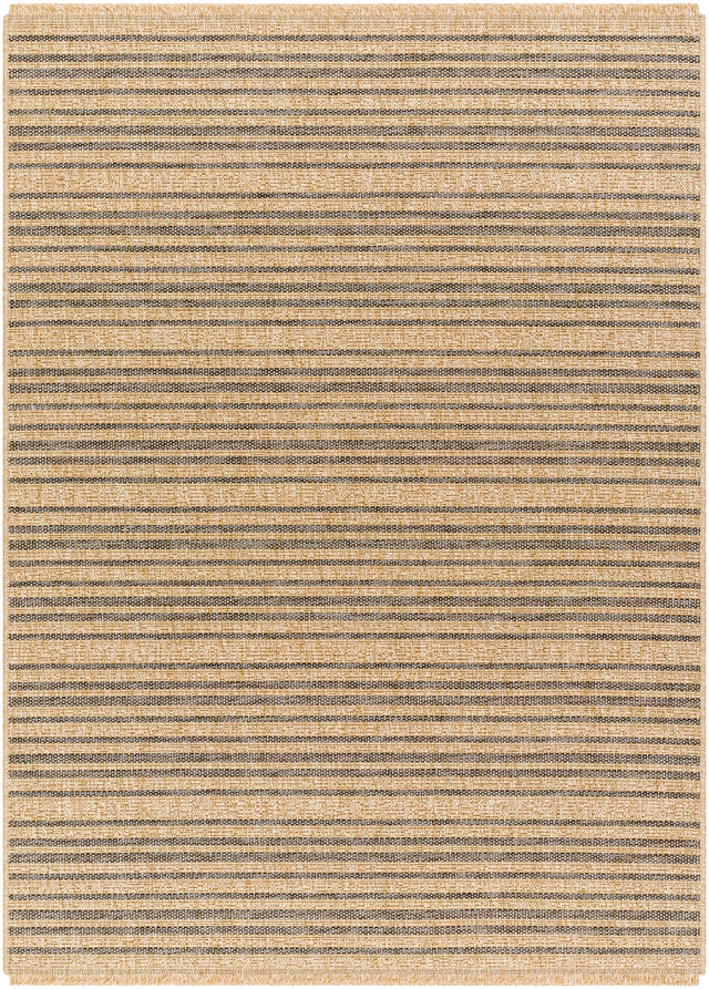 Surya Mirage Mge-2308 Tan, Black Rug.