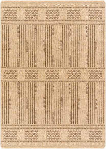 Surya Mirage Mge-2309 Tan, Dark Brown Area Rug