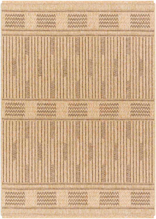 Surya Mirage Mge-2309 Tan, Dark Brown Area Rug