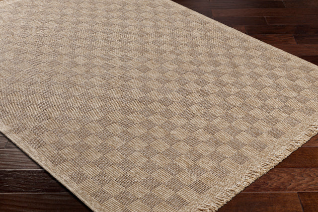 Surya Mirage Mge-2310 Tan, Dark Brown Rug.