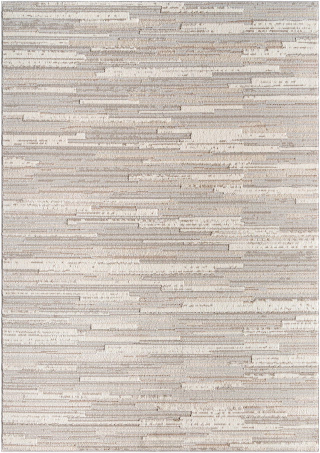 Surya Maguire Mgu-2300 Light Grey, Sterling Grey, Slate Grey Taupe, Metallic - Silver Rug.