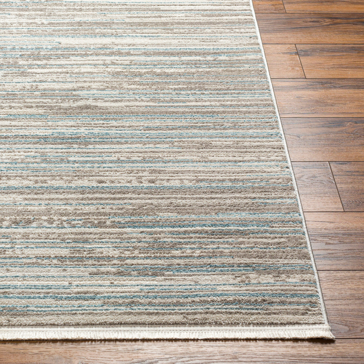 Surya Masha Mha-2303 Cream, Gray, Ivory, Denim Rug.