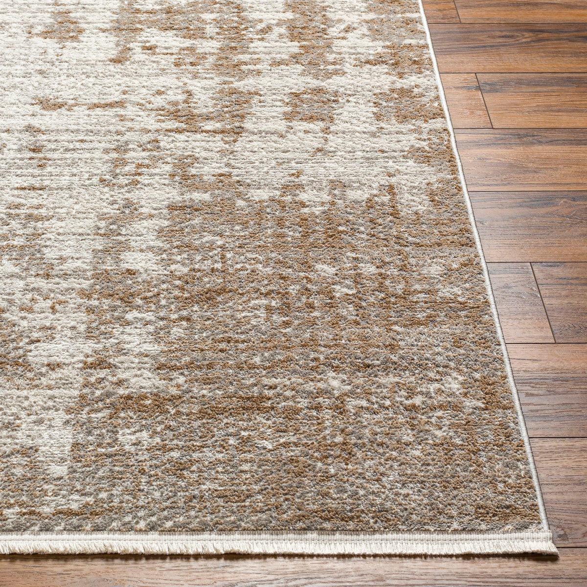 Surya Masha Mha-2304 Ivory, Cream, Light Brown, Gray, Brown Rug.