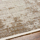 Surya Masha Mha-2304 Ivory, Cream, Light Brown, Gray, Brown Rug.