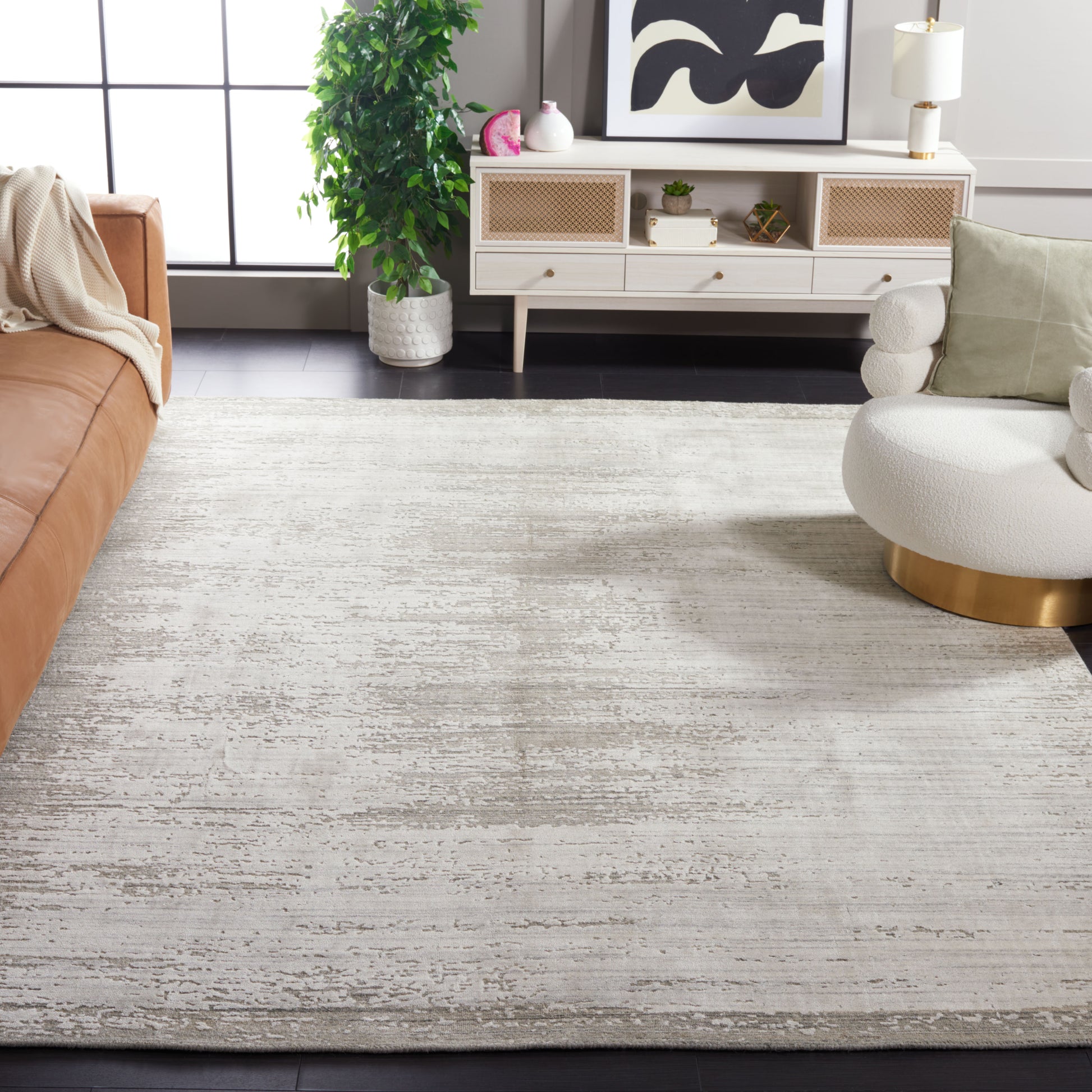 Safavieh Mirage Mir355B Beige/Grey Area Rug