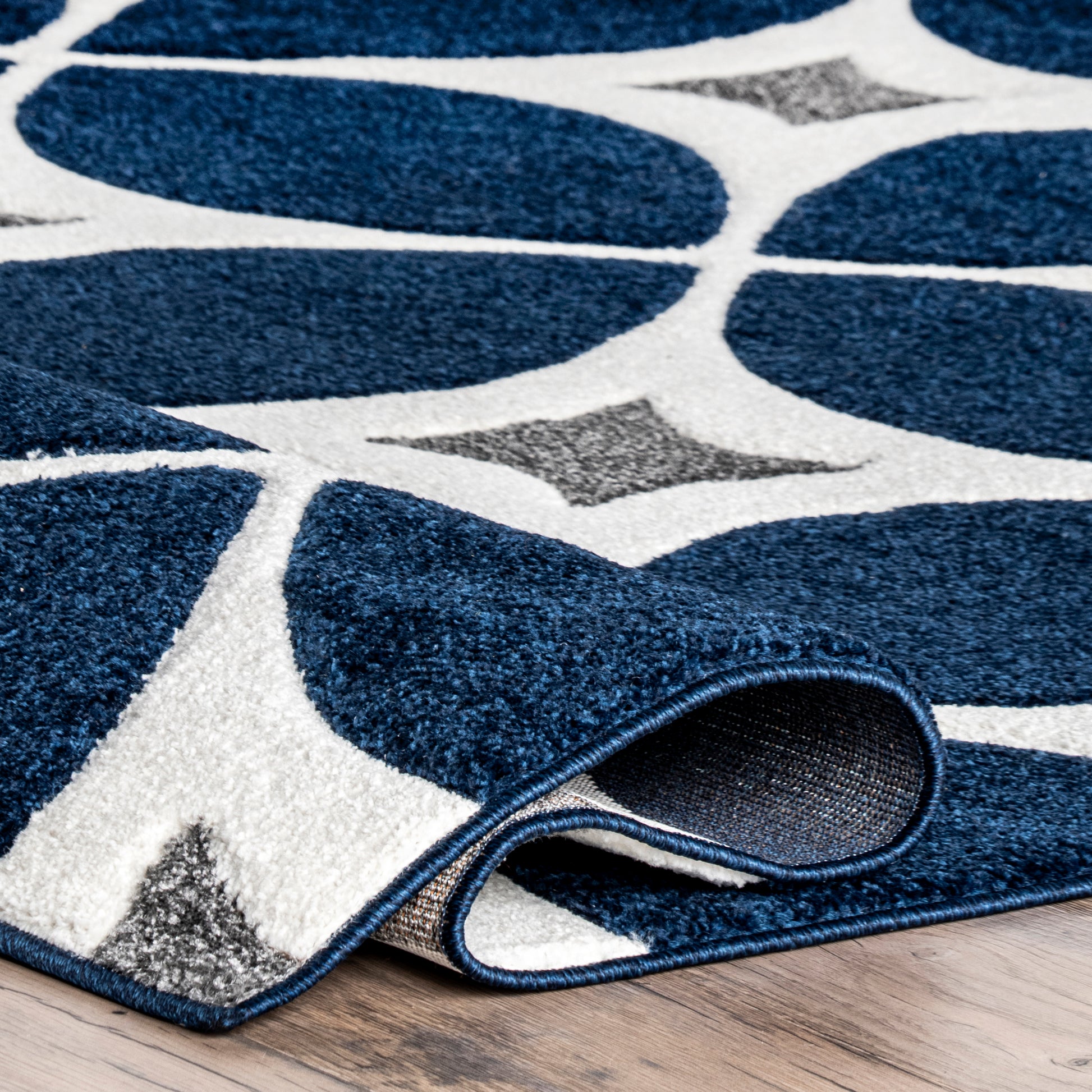 Nuloom Gabriela Trellis Bhbc55F Navy Area Rug