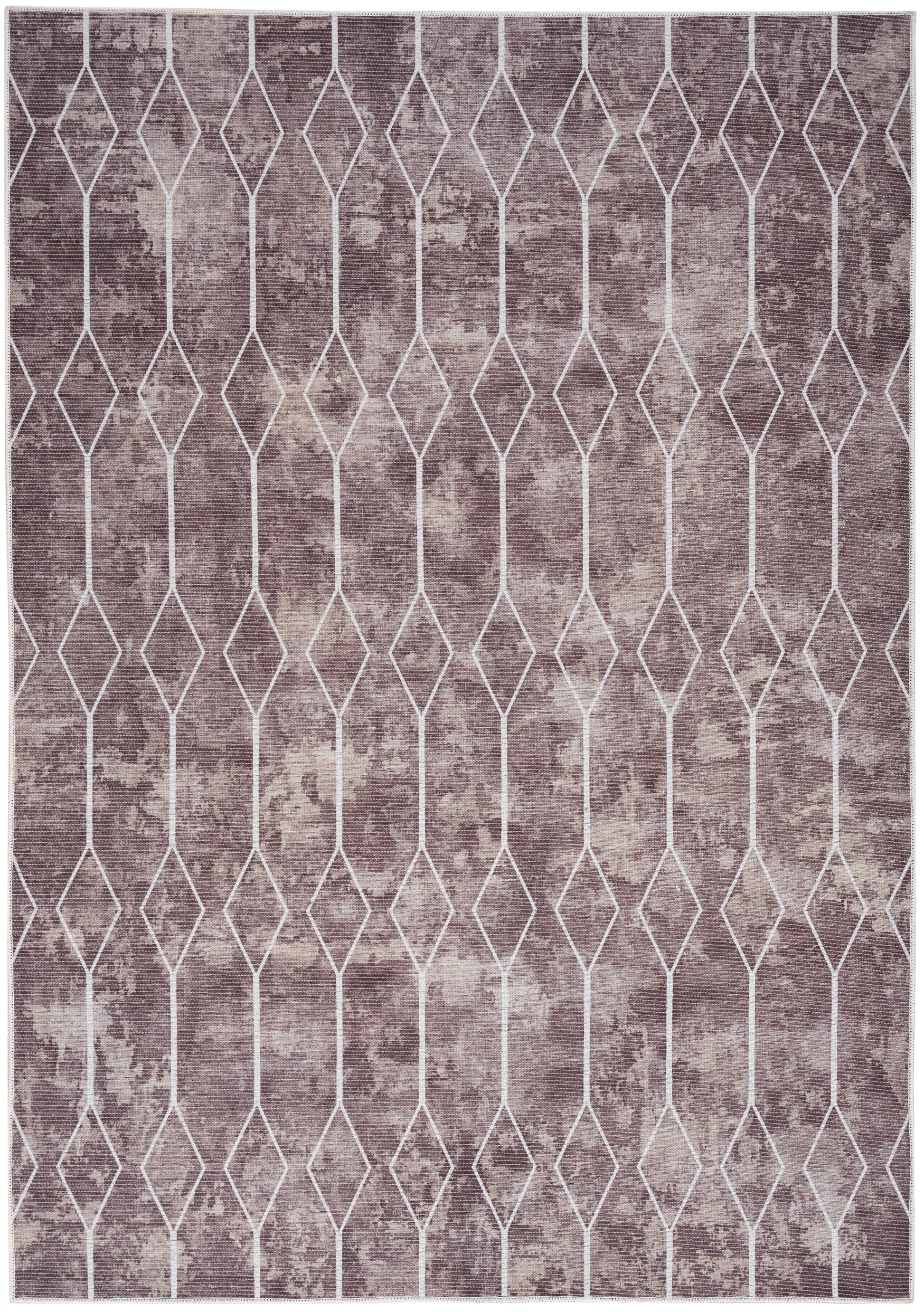 Nourison Machine Washable Series 1 X Nicole Curtis Sr107 Mocha Area Rug