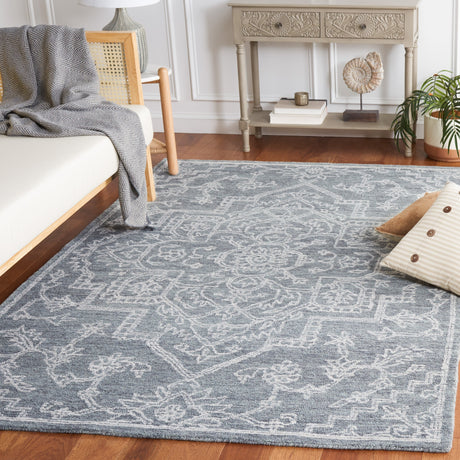 Safavieh Micro-Loop Mlp425G Grey/Ivory Rug.