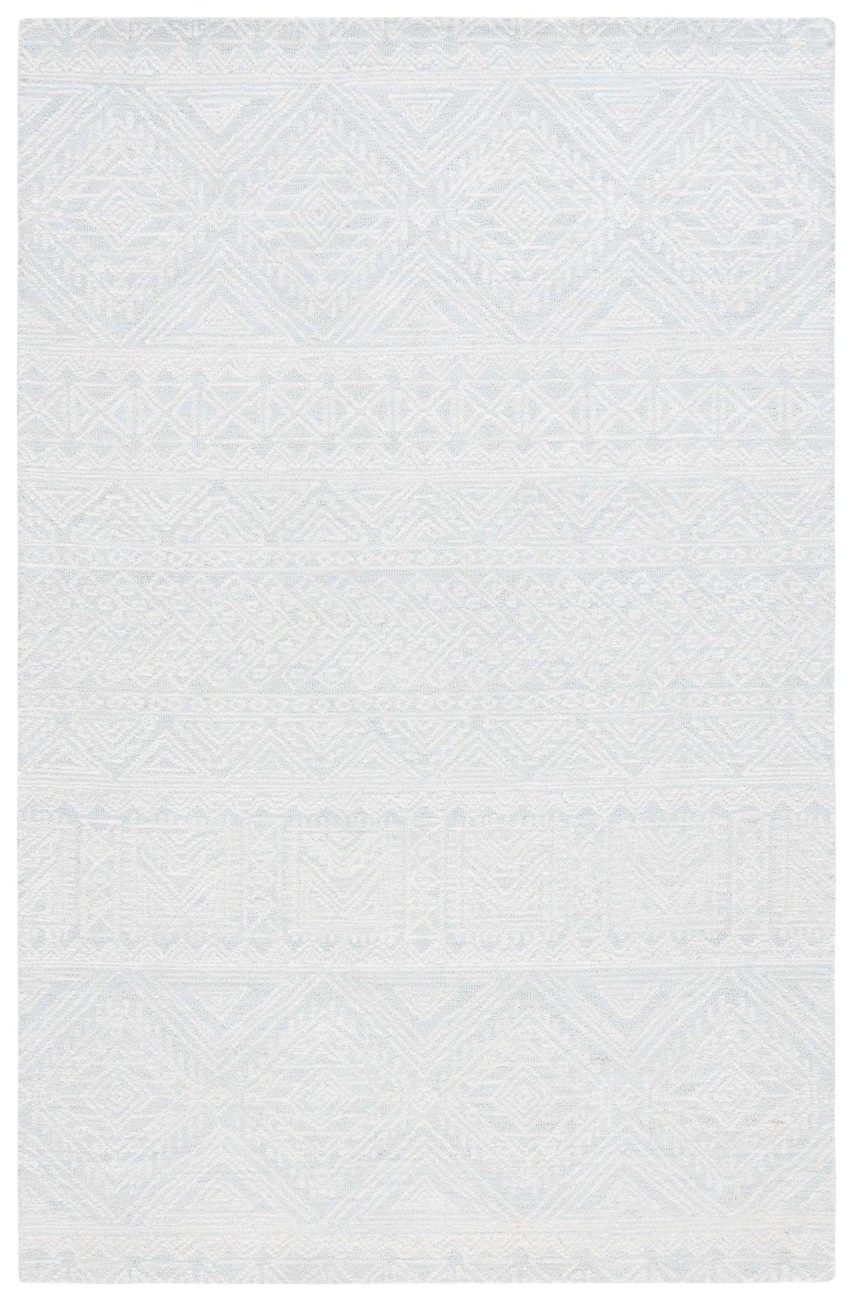 Safavieh Micro-Loop Mlp426F Light Grey/Ivory Rug.