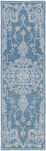 Safavieh Micro-Loop Mlp428M Blue/Ivory Rug.