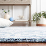Safavieh Micro-Loop Mlp428M Blue/Ivory Rug.
