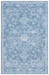 Safavieh Micro-Loop Mlp428M Blue/Ivory Rug.