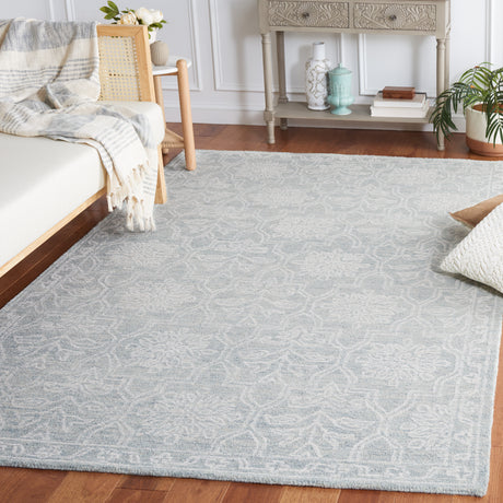 Safavieh Micro-Loop Mlp429F Light Grey/Ivory Rug.