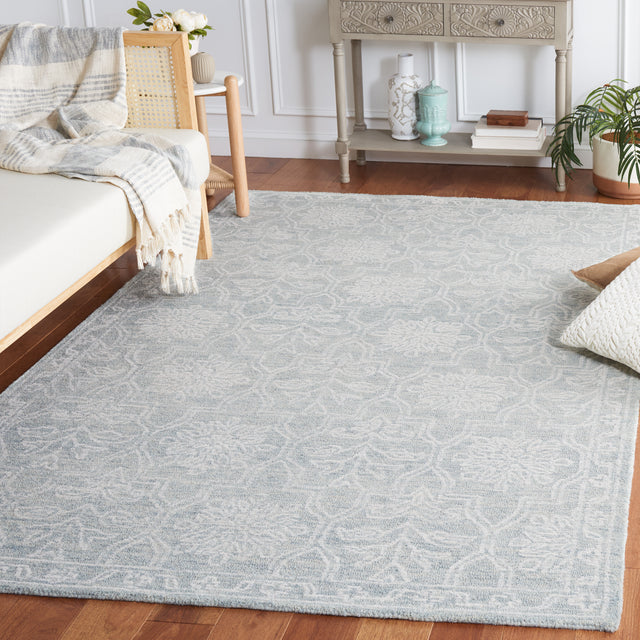 Safavieh Micro-Loop Mlp429F Light Grey/Ivory Rug.