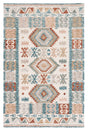 Safavieh Micro-Loop Mlp475M Ivory/Blue Rug.