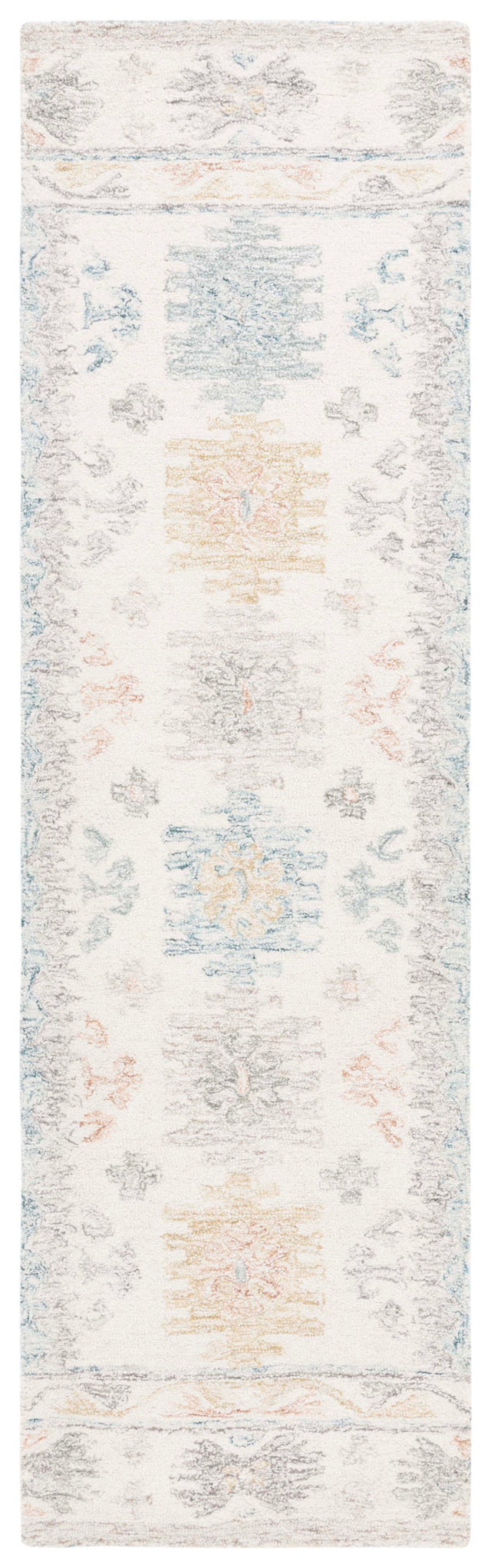 Safavieh Micro-Loop Mlp476M Ivory/Blue Rug.